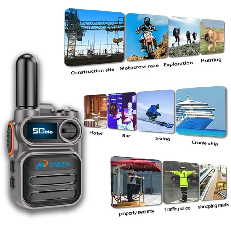 Walkie-talkie global OMIZN M5: intercomunicador de red pública con alcance nacional y transnacional de 5000 km y distancia ilimitada.