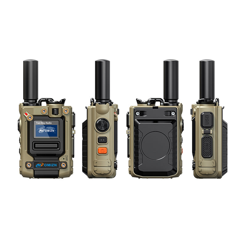 Walkie-talkie global OMIZN M8: intercomunicador de red pública con alcance nacional de 5000 km y capacidad transnacional (distancia ilimitada).