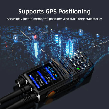 Walkie Talkie OMIZN X8 de modo dual 4G UHF Android de alcance ilimitado Zello Real-PTT GPS
