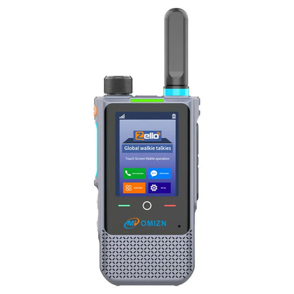 Walkie-talkie OMIZN A5 Model Global, 8000 kilómetros de distancia, sistema Android 8.1, pantalla táctil de 2,4 pulgadas
