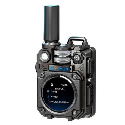 OMIZN M10 4G LTE Walkie Talkie – Comunicación de Larga Distancia +5,000 km, Sin Cuotas Mensuales