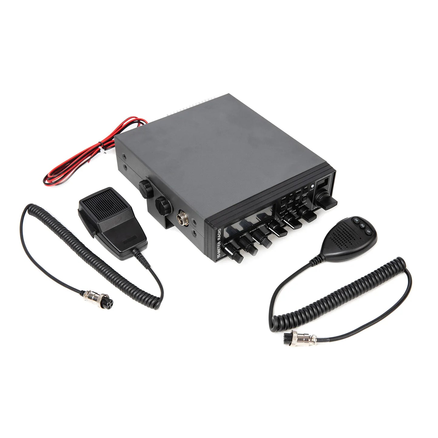 Radio CB OMIZN 5558 SSB 10 metros multimodo PA/CW/AM/FM/USB/LSB, 55W de potencia máxima, 360 canales, canal instantáneo 9, NB/ANL, calibración SWR, ASC, TB, RF-Gain, autoescaneo, compatible con programación