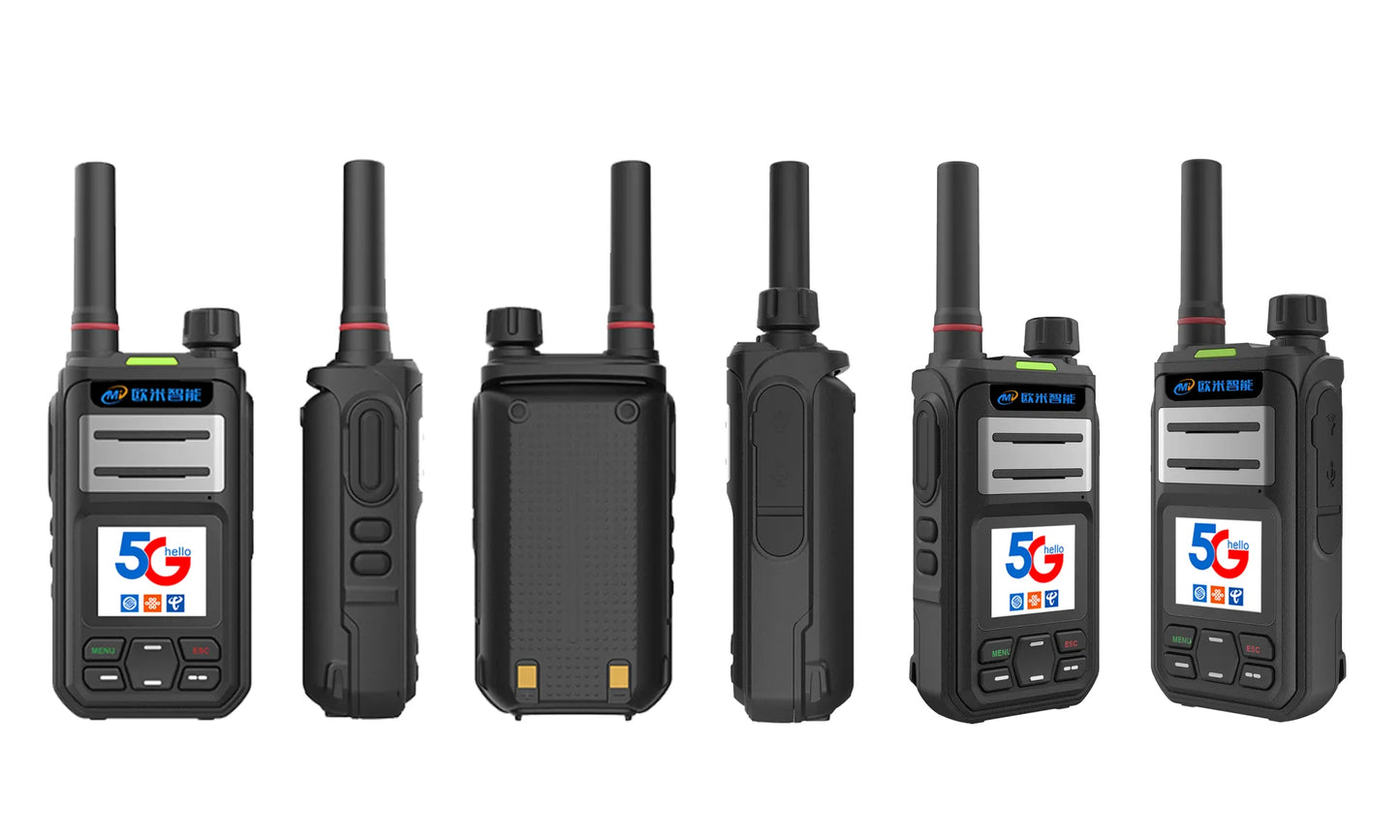 El walkie-talkie OMIZN Global modelo K8 admite intercomunicación de larga distancia a nivel nacional e intercomunicación transnacional, con un alcance de más de 5000 kilómetros y cobertura de toda la red, e incluye posicionamiento GPS.