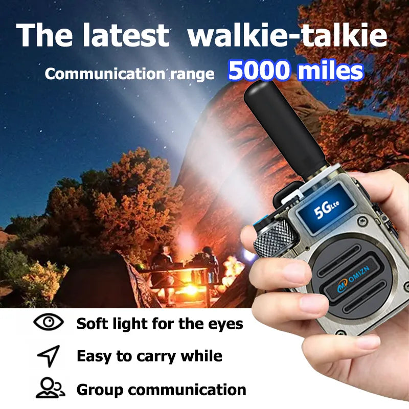 OMIZN M6 Global Walkie Talkie model  National 5000 kilometers public network intercom transnational intercom unlimited distance
