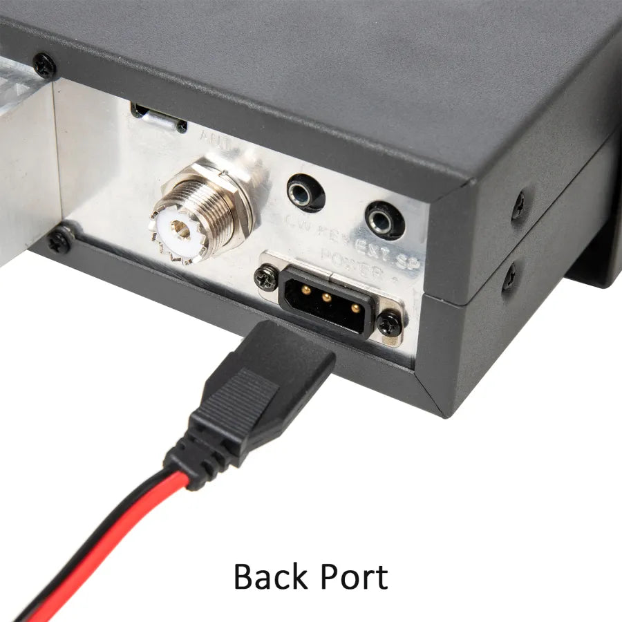 Radio CB OMIZN 5558 SSB 10 metros multimodo PA/CW/AM/FM/USB/LSB, 55W de potencia máxima, 360 canales, canal instantáneo 9, NB/ANL, calibración SWR, ASC, TB, RF-Gain, autoescaneo, compatible con programación