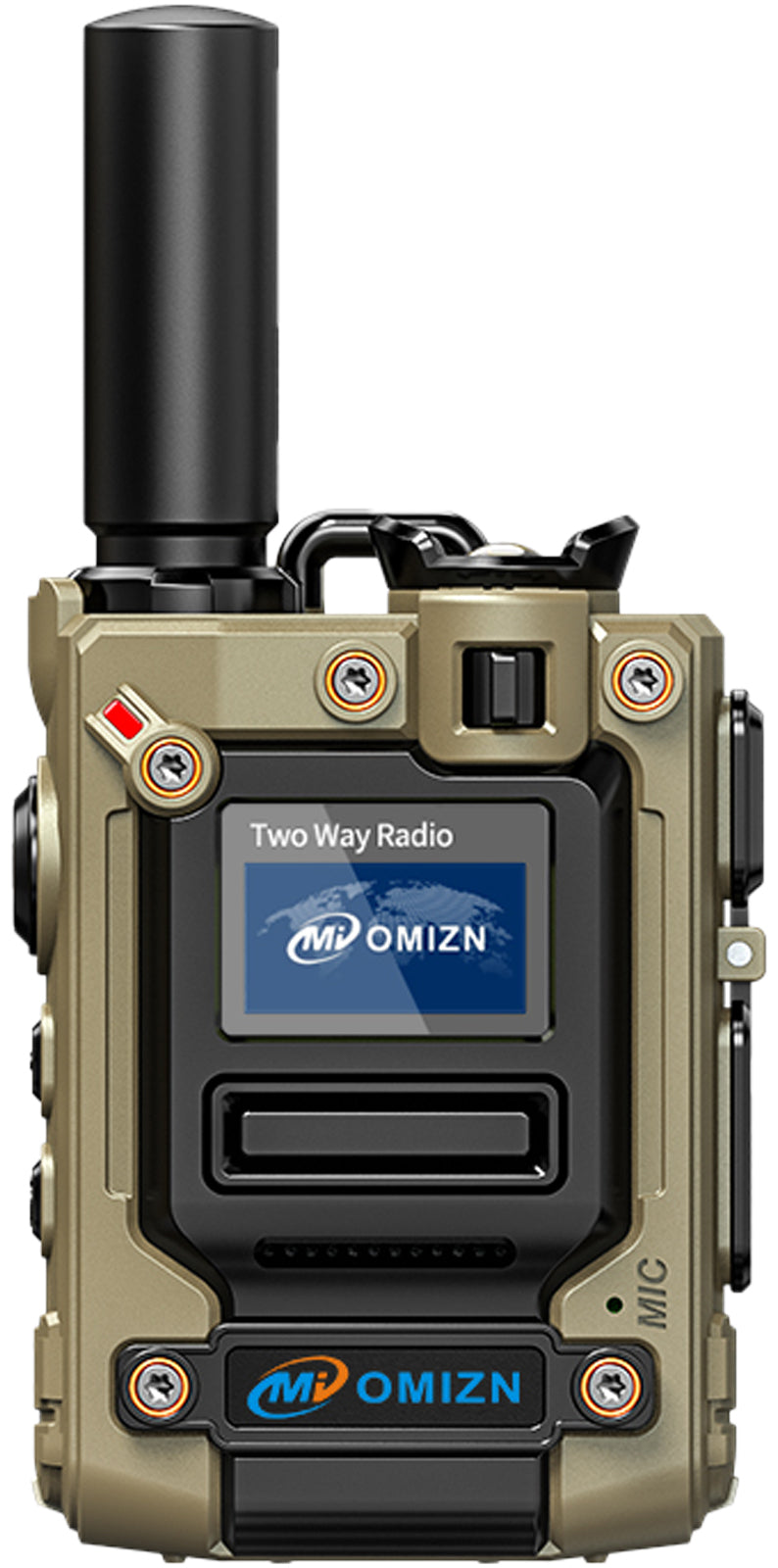 Walkie-talkie global OMIZN M8: intercomunicador de red pública con alcance nacional de 5000 km y capacidad transnacional (distancia ilimitada).