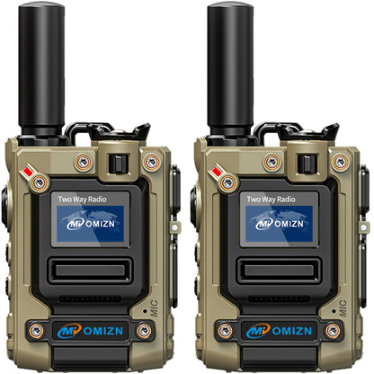 Walkie-talkie global OMIZN M8: intercomunicador de red pública con alcance nacional de 5000 km y capacidad transnacional (distancia ilimitada).