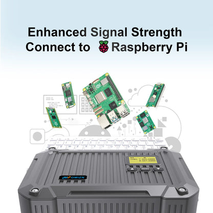 Repetidor GMRS Omizn 588, 25 W de alta potencia full dúplex de largo alcance, IP66