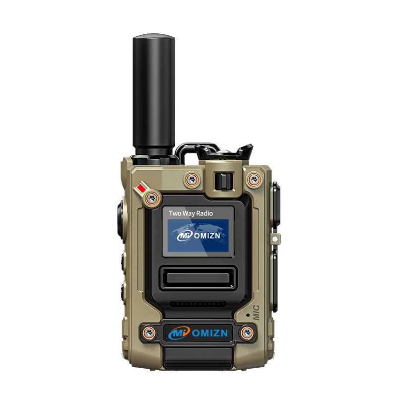 Walkie-talkie global OMIZN M8: intercomunicador de red pública con alcance nacional de 5000 km y capacidad transnacional (distancia ilimitada).