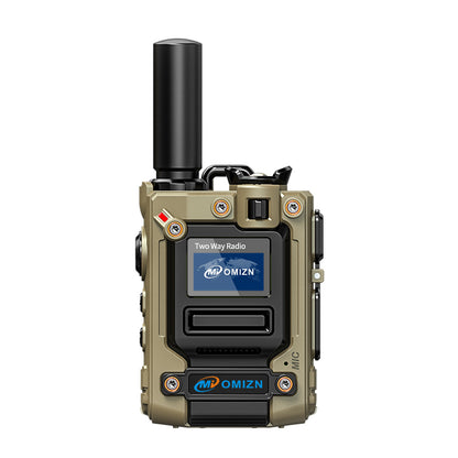 Walkie-talkie global OMIZN M8: intercomunicador de red pública con alcance nacional de 5000 km y capacidad transnacional (distancia ilimitada).